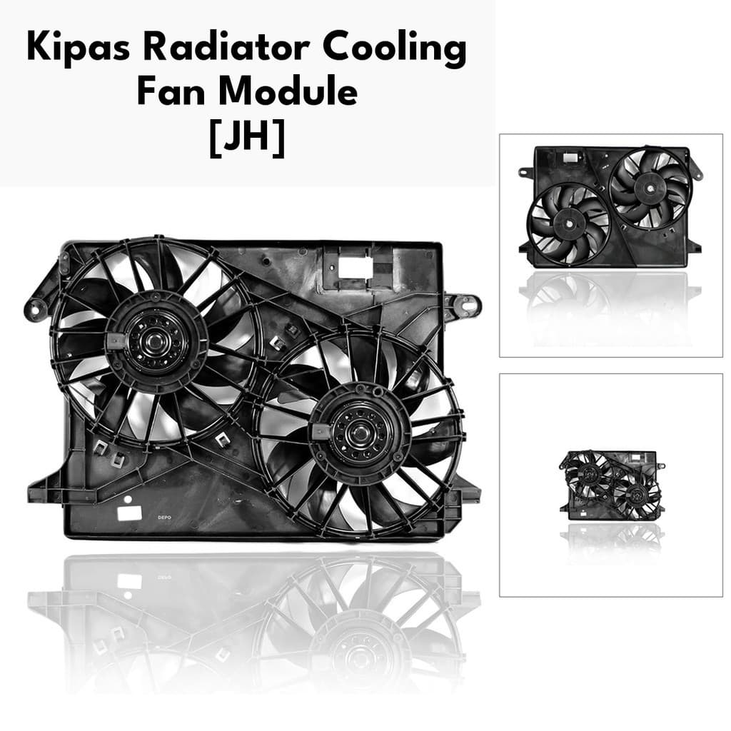 Jual Kipas Radiator Cooling Fan Module untuk Chrysler 300 LX 2.7L 2736cc V6 DOHC EER Harga Murah Original