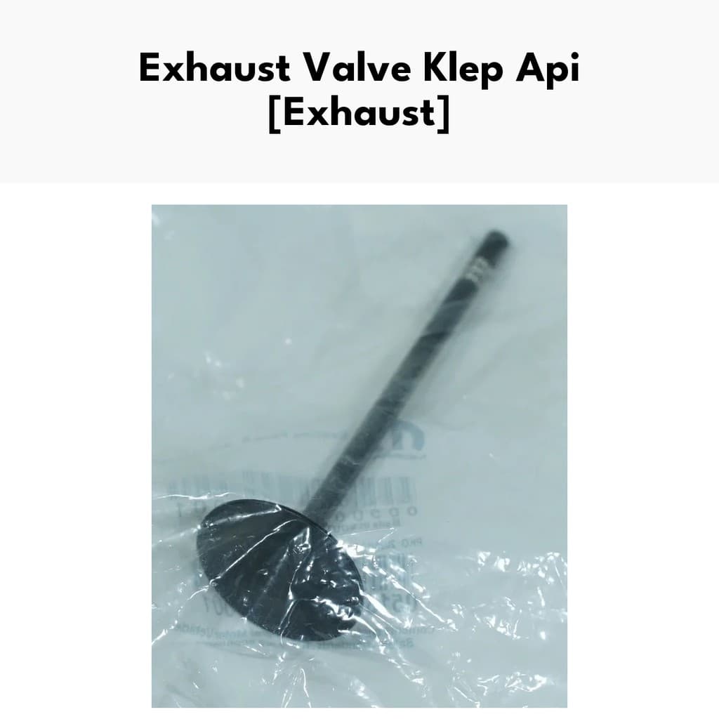 Gambar produk Exhaust Valve Klep Api