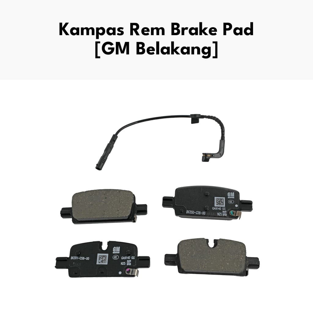 Kampas Rem Brake Pad GM Belakang - Brake Pad Belakang Yukon